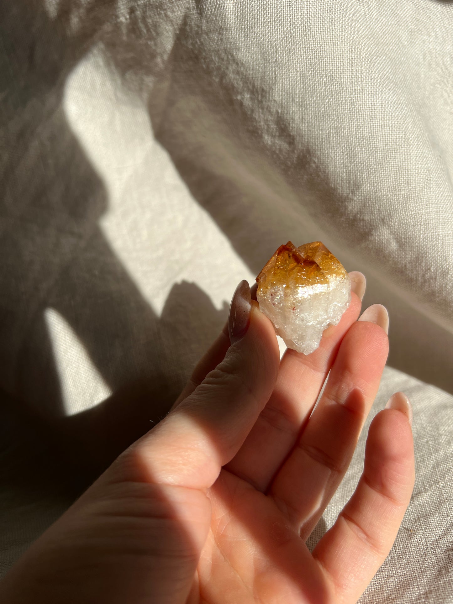 Citrin (gebrannt) – kleines Naturstück (ca. 25-40g)