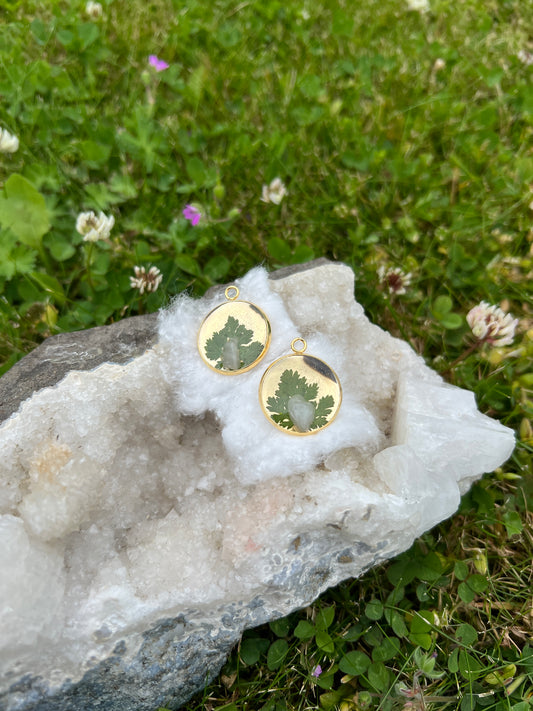 Crystal Quarz - Tinker Charms golden