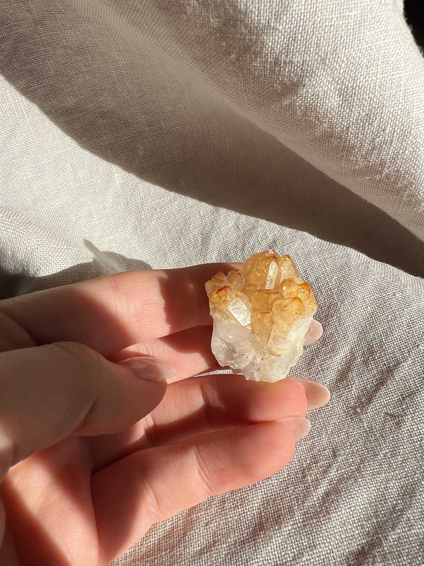 Citrin (gebrannt) – kleines Naturstück (ca. 25-40g)