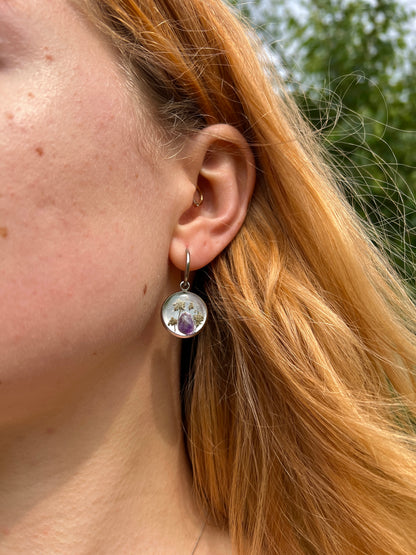 Crystal Amethyst Tinker Charms